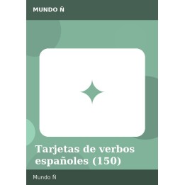 Tarjetas de verbos españoles (150)