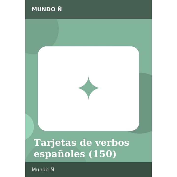 Tarjetas de verbos españoles (150)